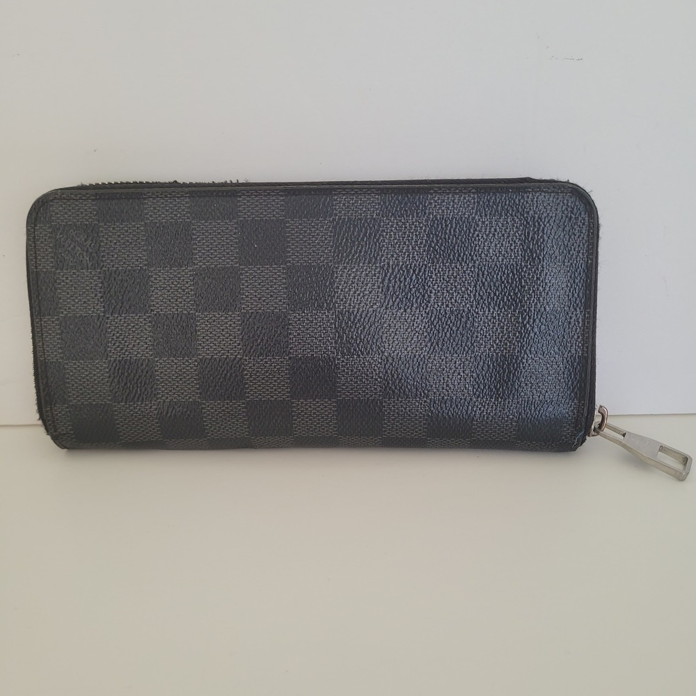 Louis Vuitton Zippy Organizer Damier Graphite Canvas Wallet GI4108 AS IS - Picture 2 of 15